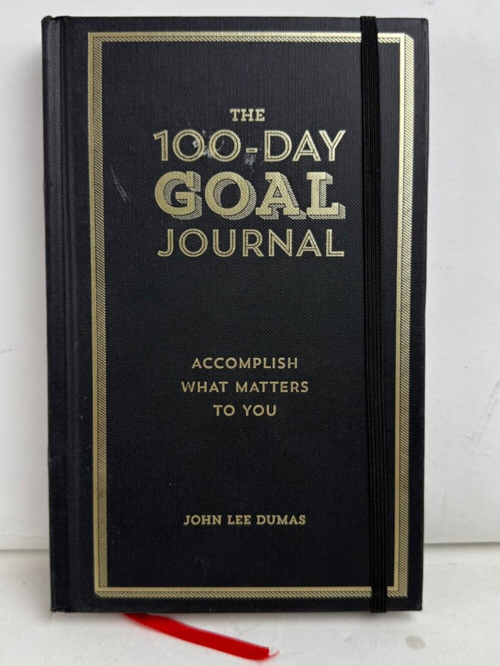 The 100-Day Goal Journal John Lee Dumas Hardcover Planner ISBN 9781454930747